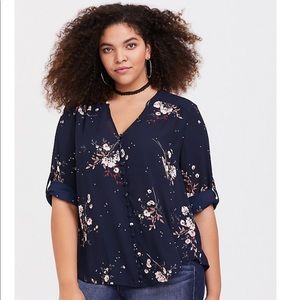 ❌SOLD❌ HARPER FLORAL BUTTON-DOWN GEORGETTE BLOUSE